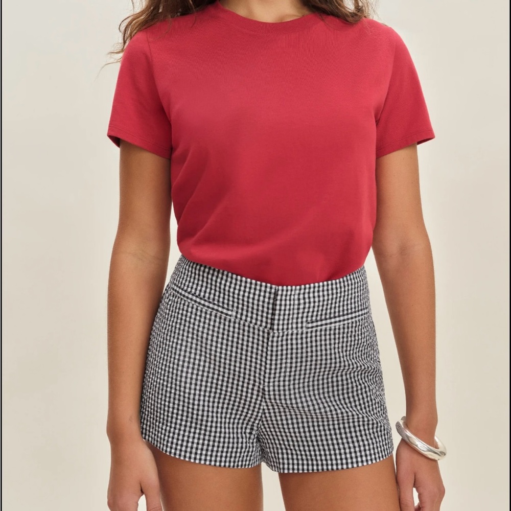 Reformation Everett Short Black - Size 0